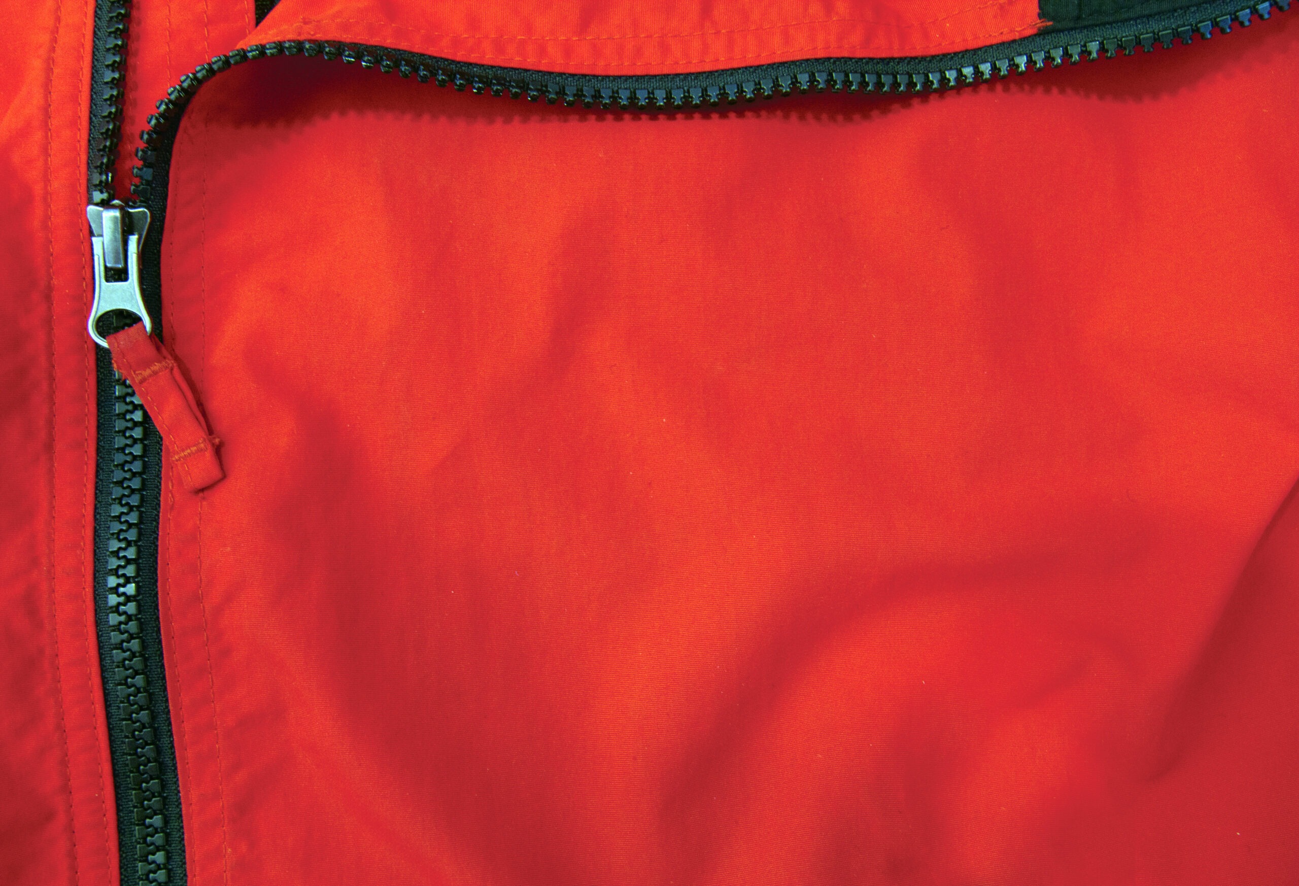 Close-up picture of AmeriCorps red jacket