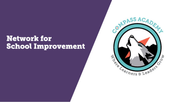 compass academy and network for school improvement logos